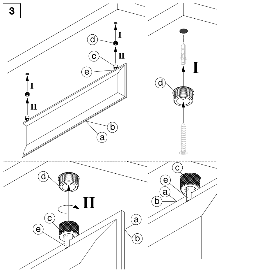 Baffle Direct montage 4