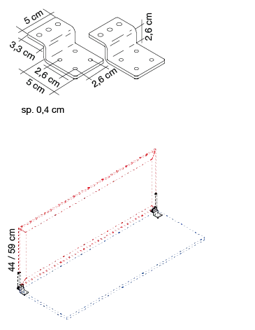 Corner bladsteun 7B413
