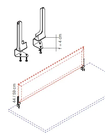 Corner bladklem