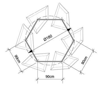 Flap Chain montagevoorbeeld