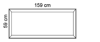 Paneel 59 x 159 cm