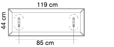 Mitesco Desk 44 x 119 cm