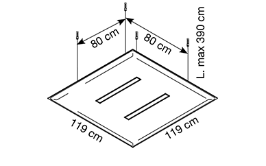 Oversize Lux 2 ledstrips