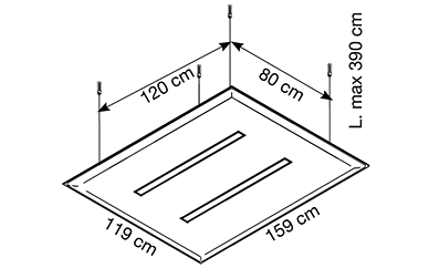 Oversize Lux 2 ledstrips