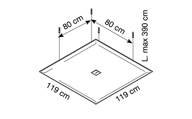 Oversize Lux 1 ledspot