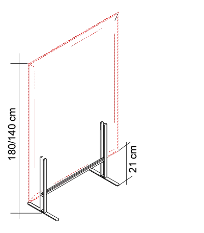 Pli Over vrijstaand frame
