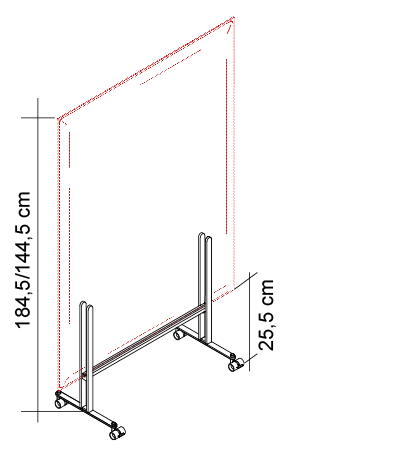 Pli Over verrijdbare frame