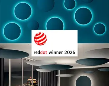 Akoestische panelen Integral winnen de Red Dot Award Product Design 2025
